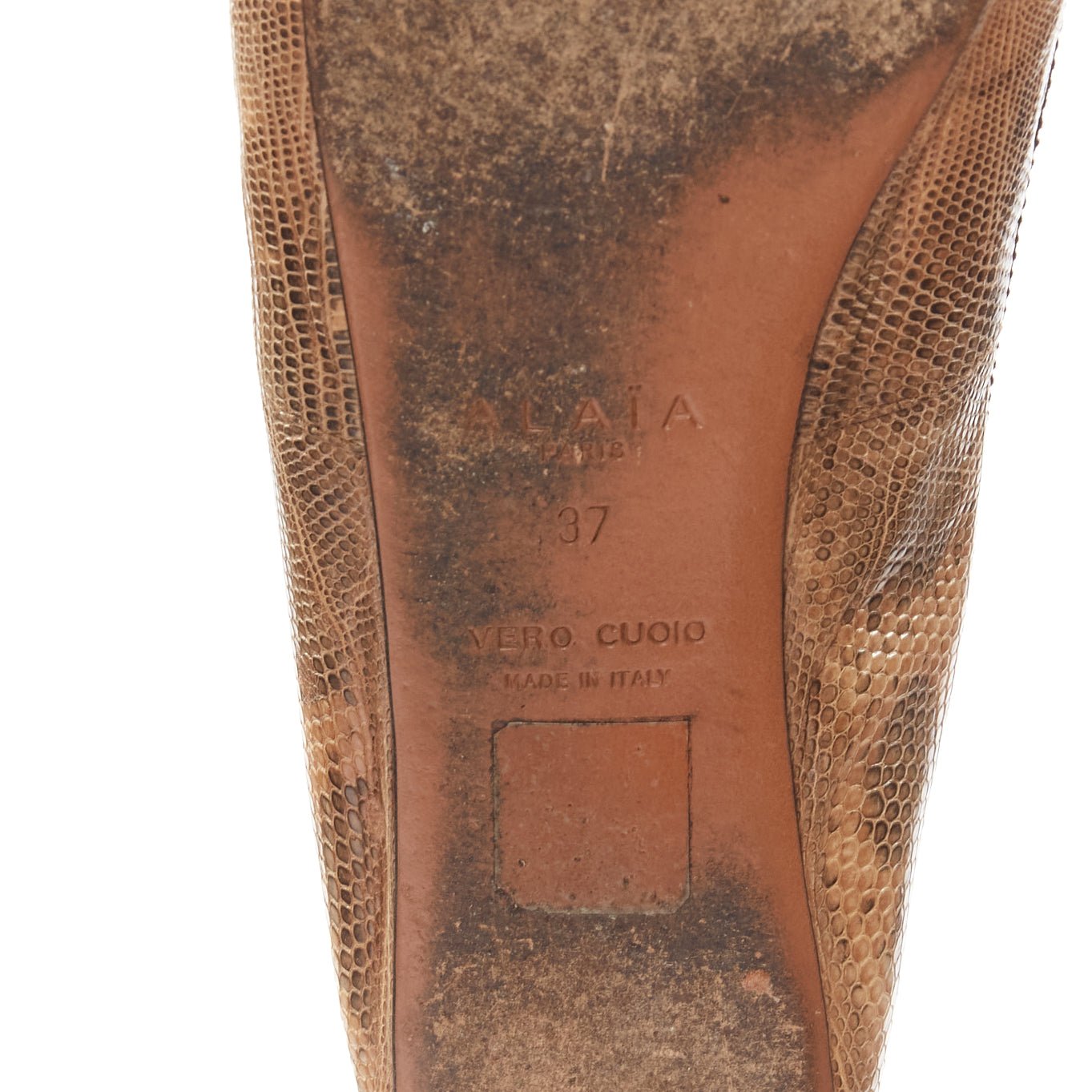 Alaïa Crystal Embellished Flats - Image 12
