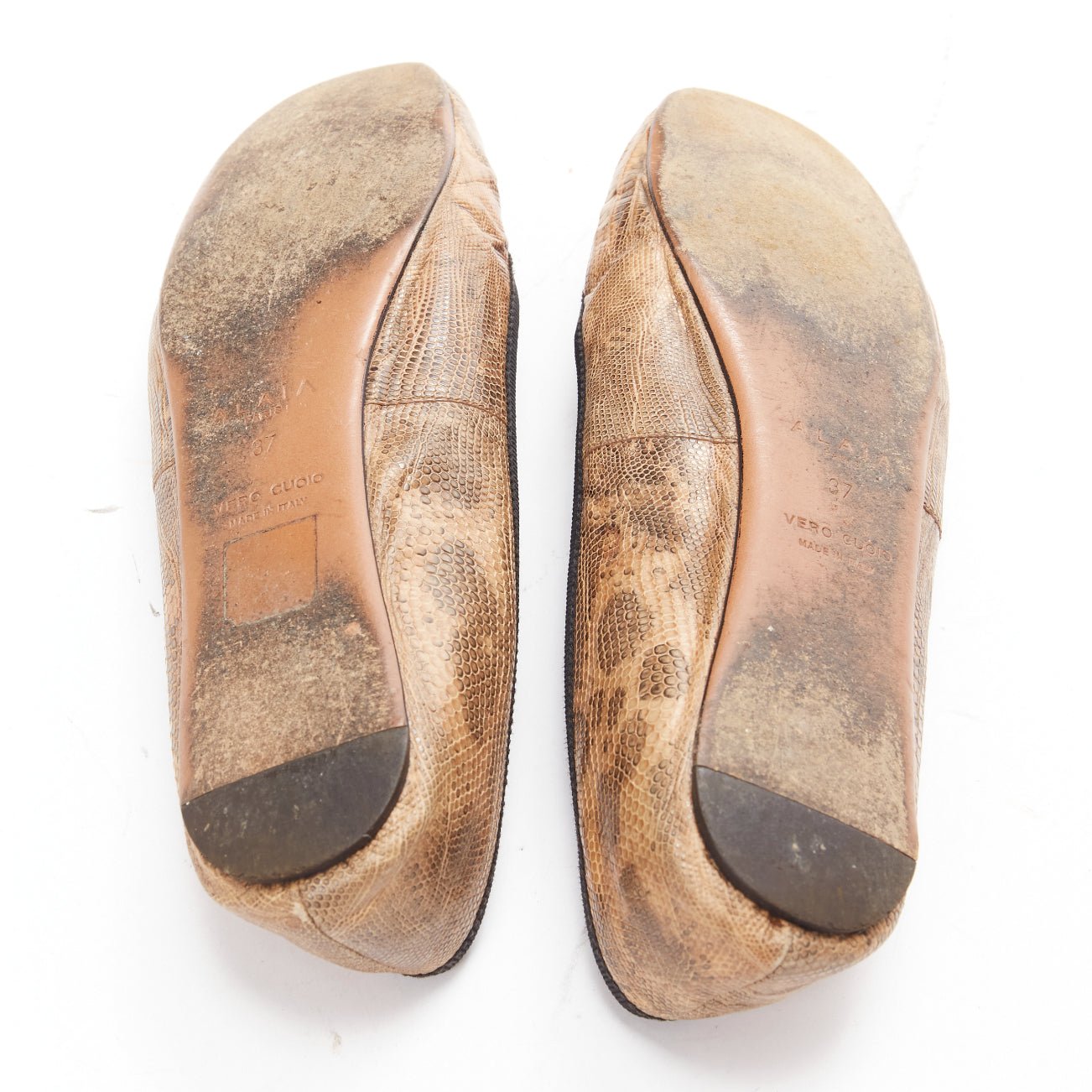 Alaïa Crystal Embellished Flats - Image 13