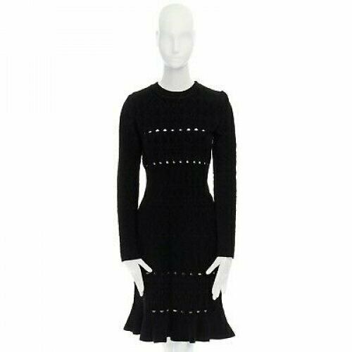 Alaïa Chenille Fluted Dress