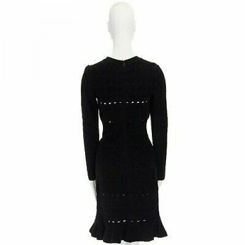 Alaïa Chenille Fluted Dress - Side view