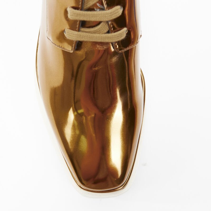 Stella Mccartney Gold Platform Brogue - Detail 1