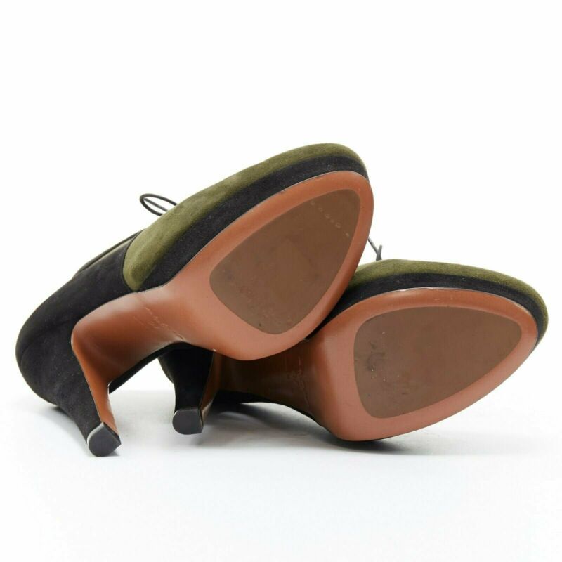 Alaïa Lace Platform Ankle Boots - Detail 1