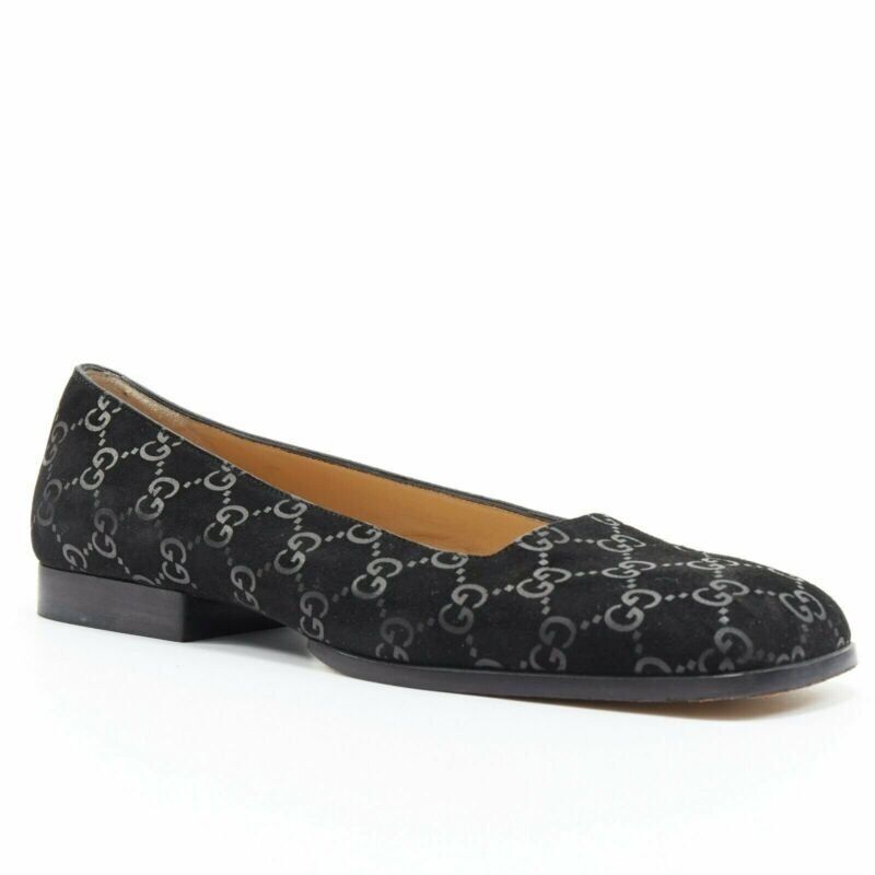 Gucci Monogram Square Loafers - Image 6
