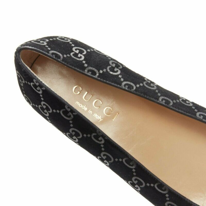 Gucci Monogram Square Loafers - Image 12