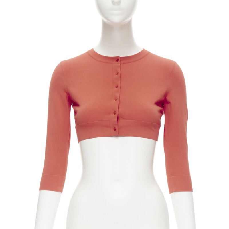 Alaïa Cropped Stretch Cardigan