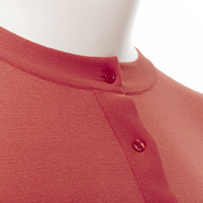 Alaïa Cropped Stretch Cardigan - Back view