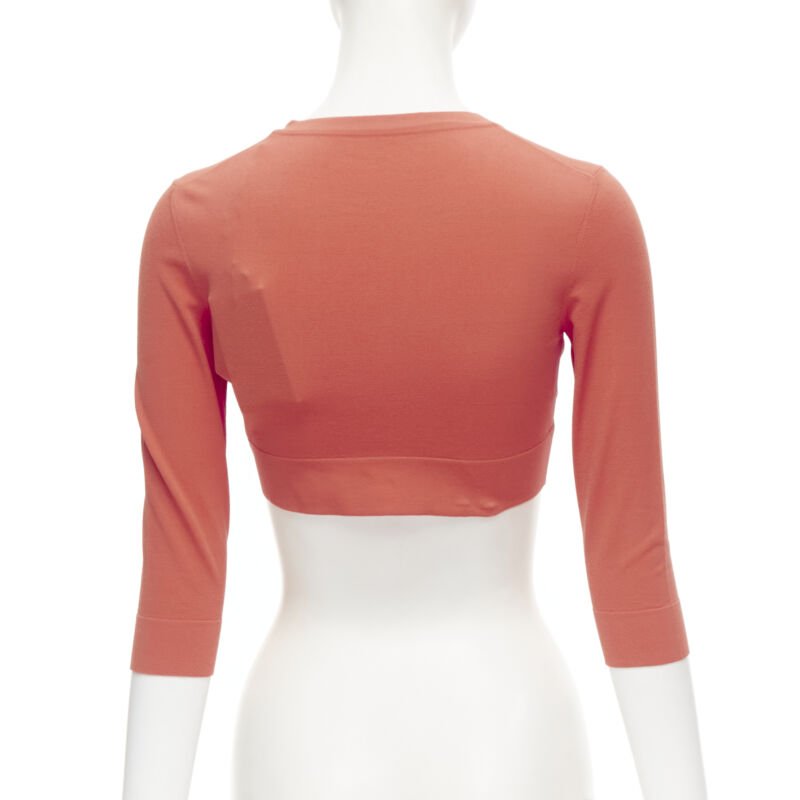 Alaïa Cropped Stretch Cardigan - Detail 1