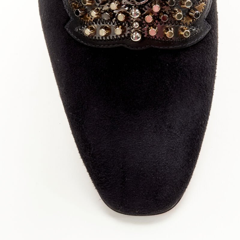 Christian Louboutin Studded Crest Loafers - Side view