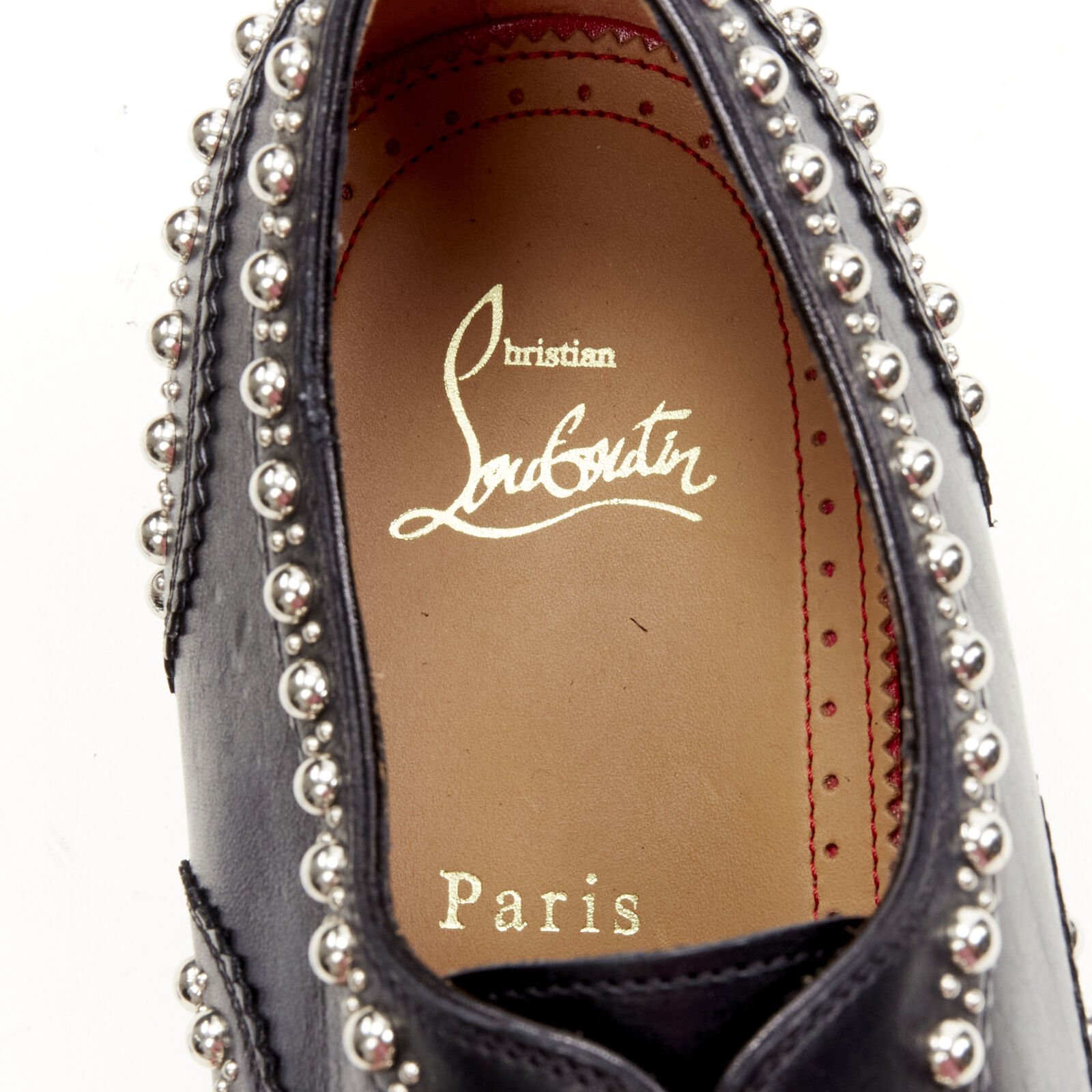 Christian Louboutin Studded Oxford Brogue - Image 11