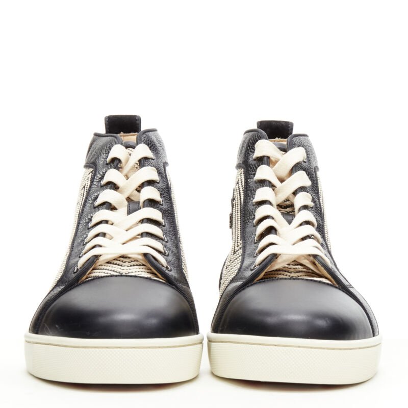 Christian Louboutin Chevron High Tops - Image 6