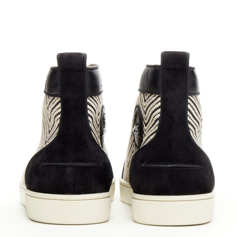 Christian Louboutin Chevron High Tops - Side view