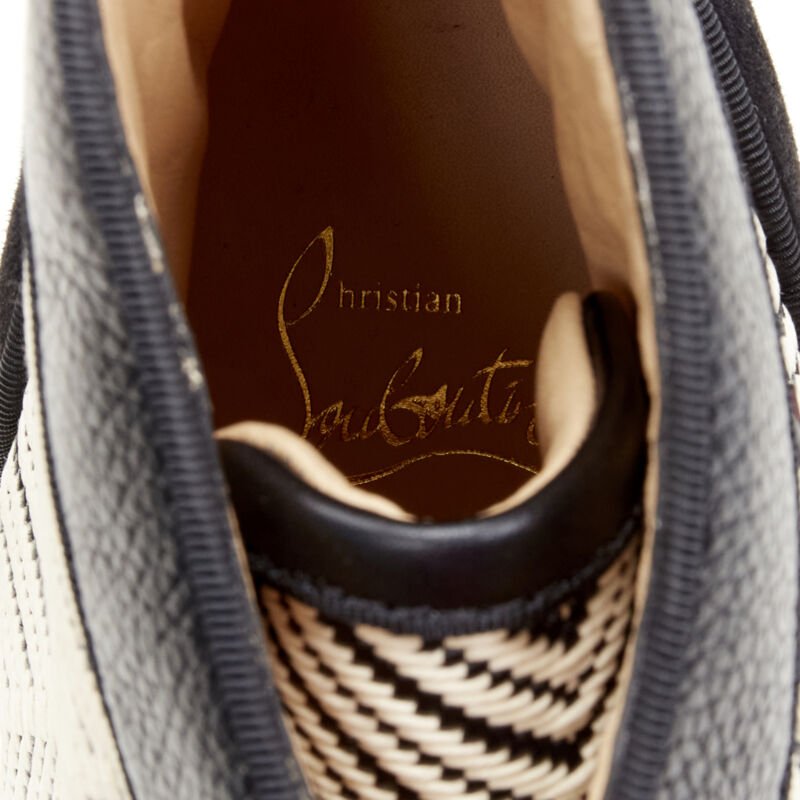 Christian Louboutin Chevron High Tops - Image 11