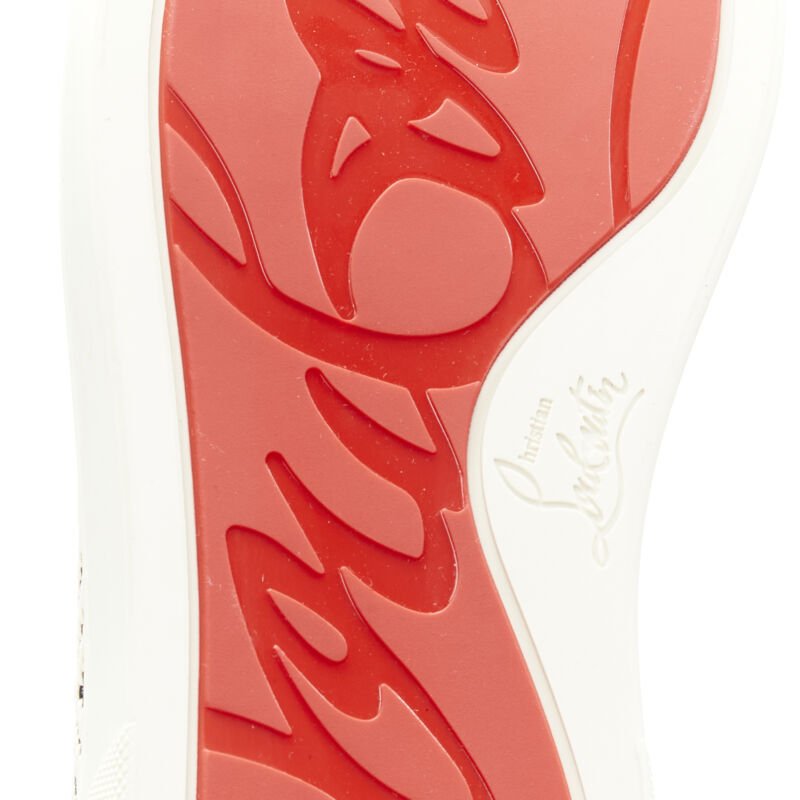 Christian Louboutin Chevron High Tops - Image 12