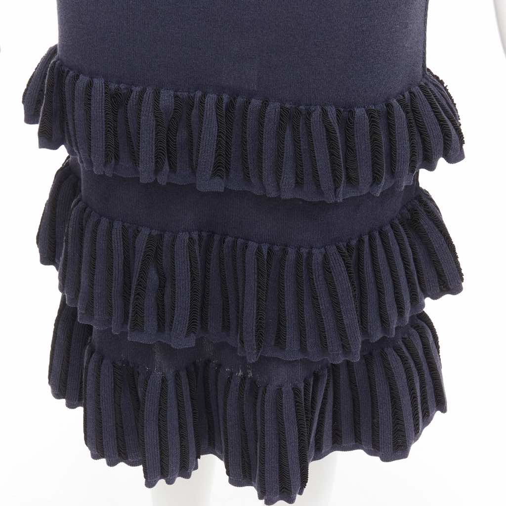 Alaïa Tiered Ruffles Dress - Back view