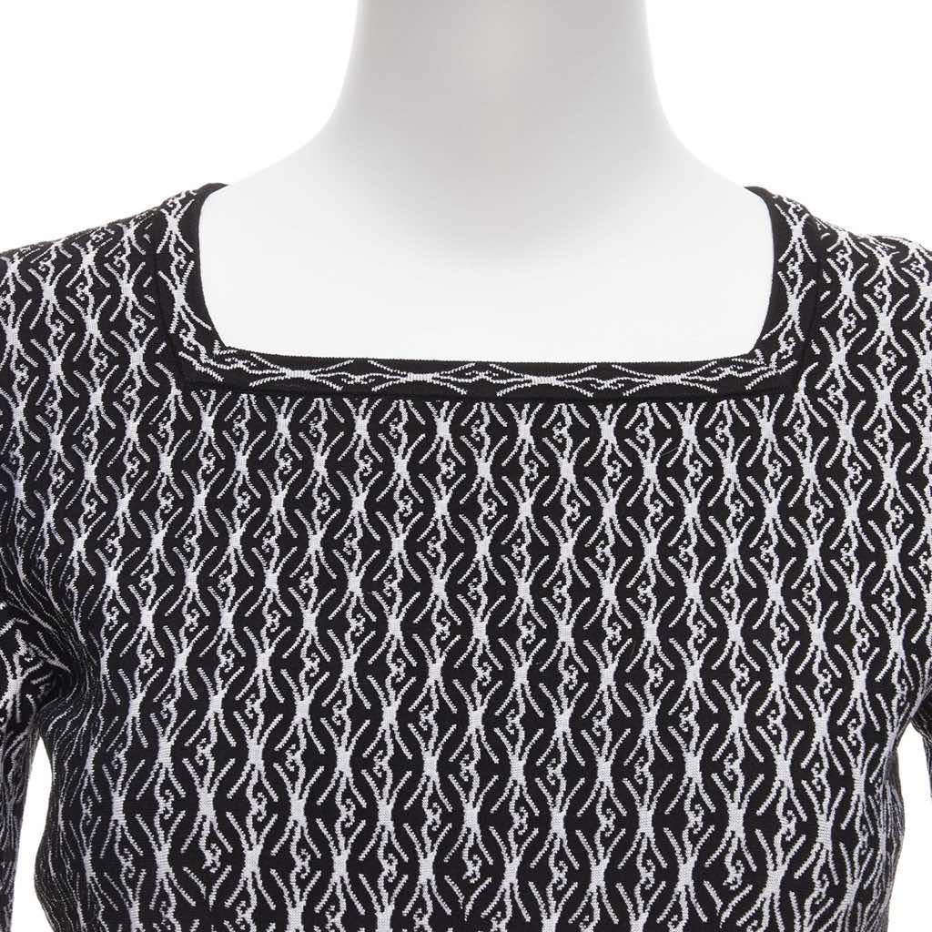 Alaïa Jacquard Flared Dress - Detail 2