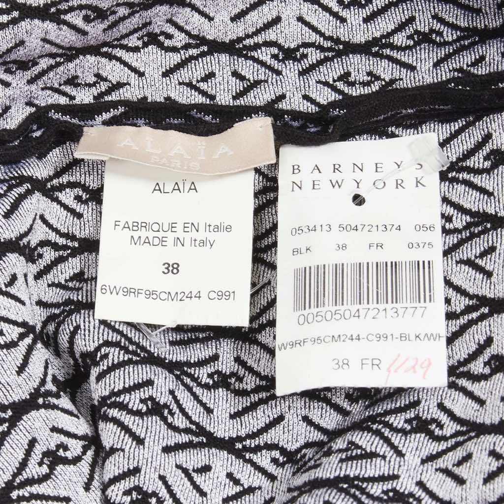 Alaïa Jacquard Flared Dress - Image 11