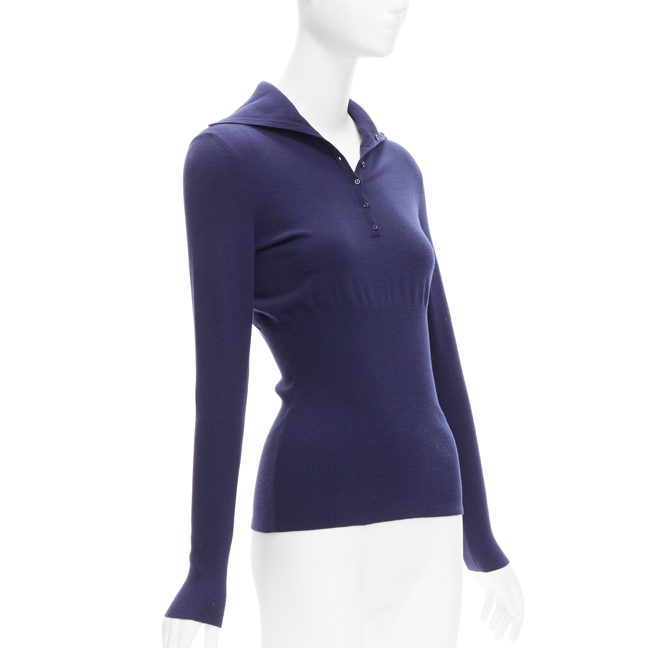 Alaïa Button Turtleneck Top - Image 6