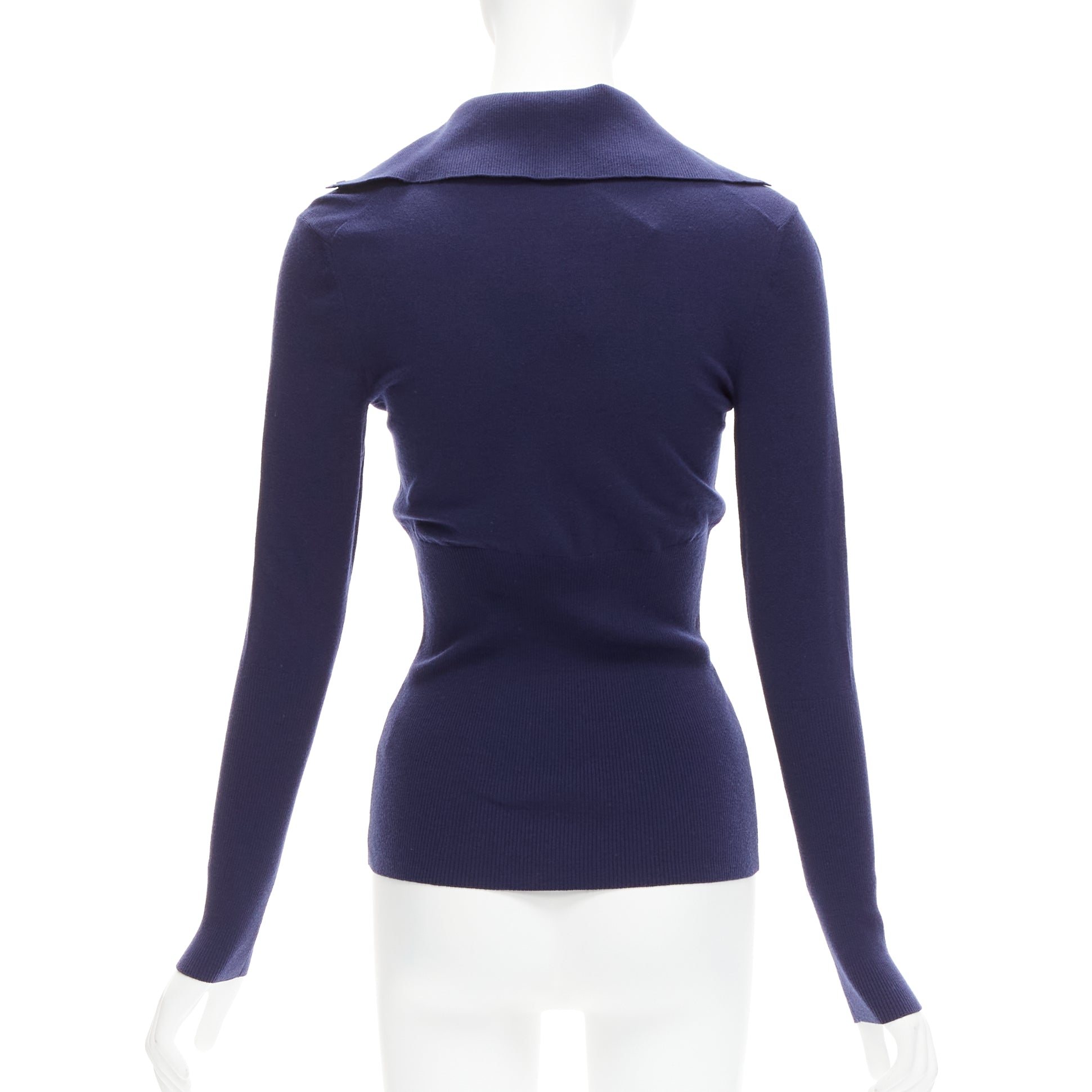 Alaïa Button Turtleneck Top - Side view
