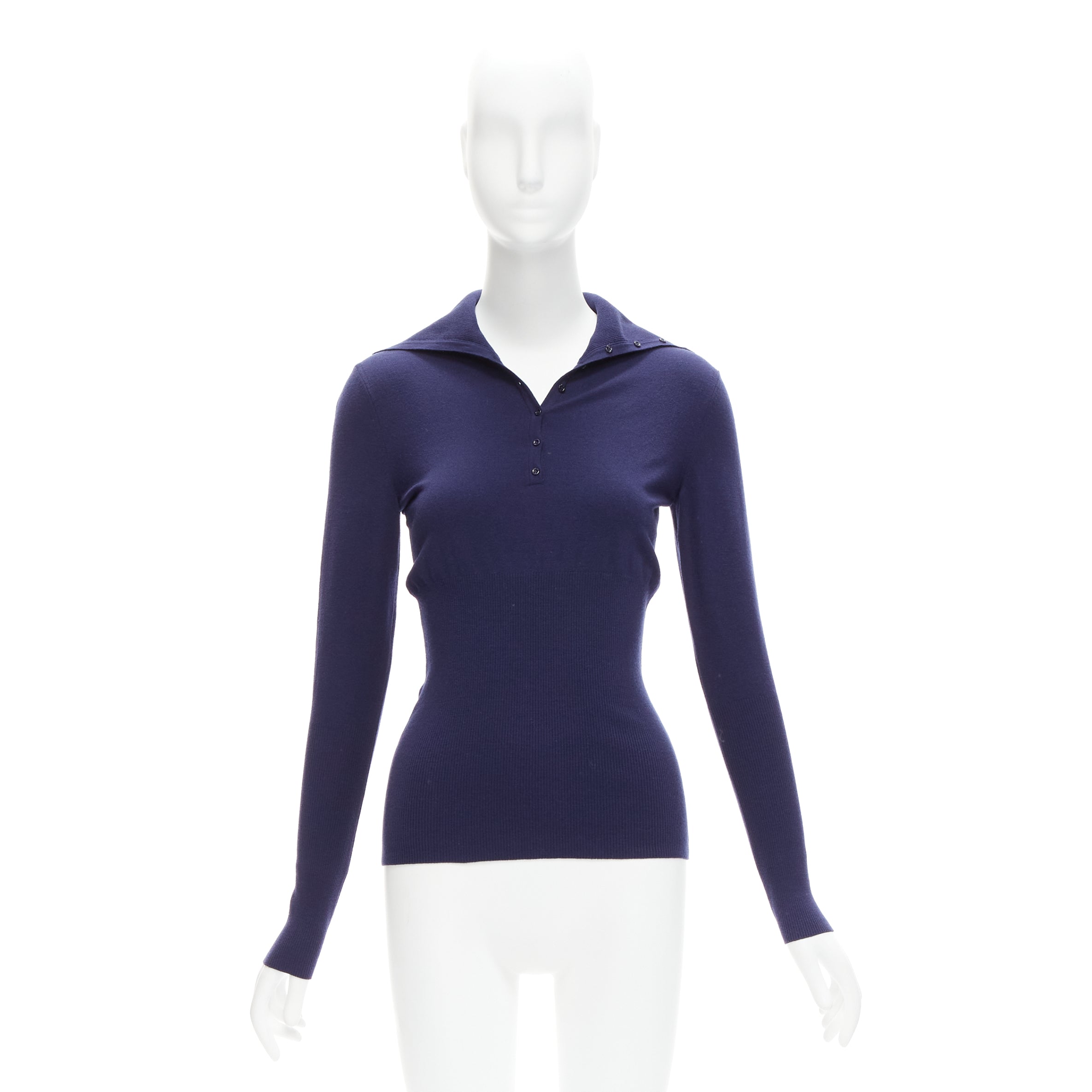 Alaïa Button Turtleneck Top - Image 11