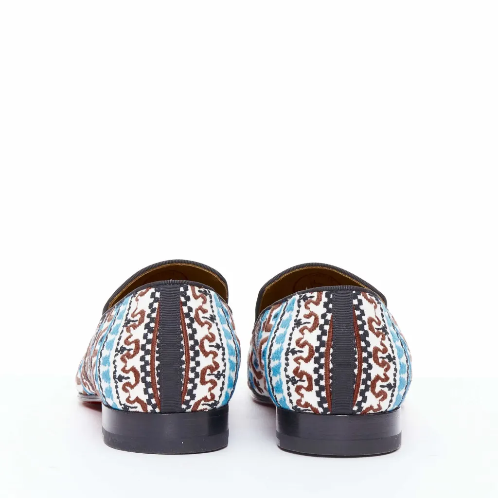 Christian Louboutin Limited Edition Dandelion Greek Flat MultiColor Never worn - Box View