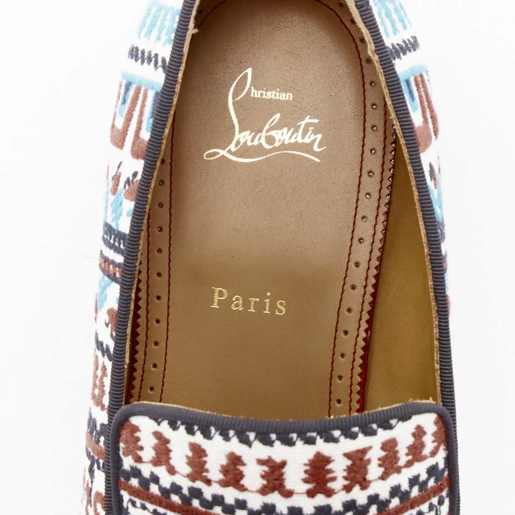 Christian Louboutin Limited Edition Dandelion Greek Flat - Image 11