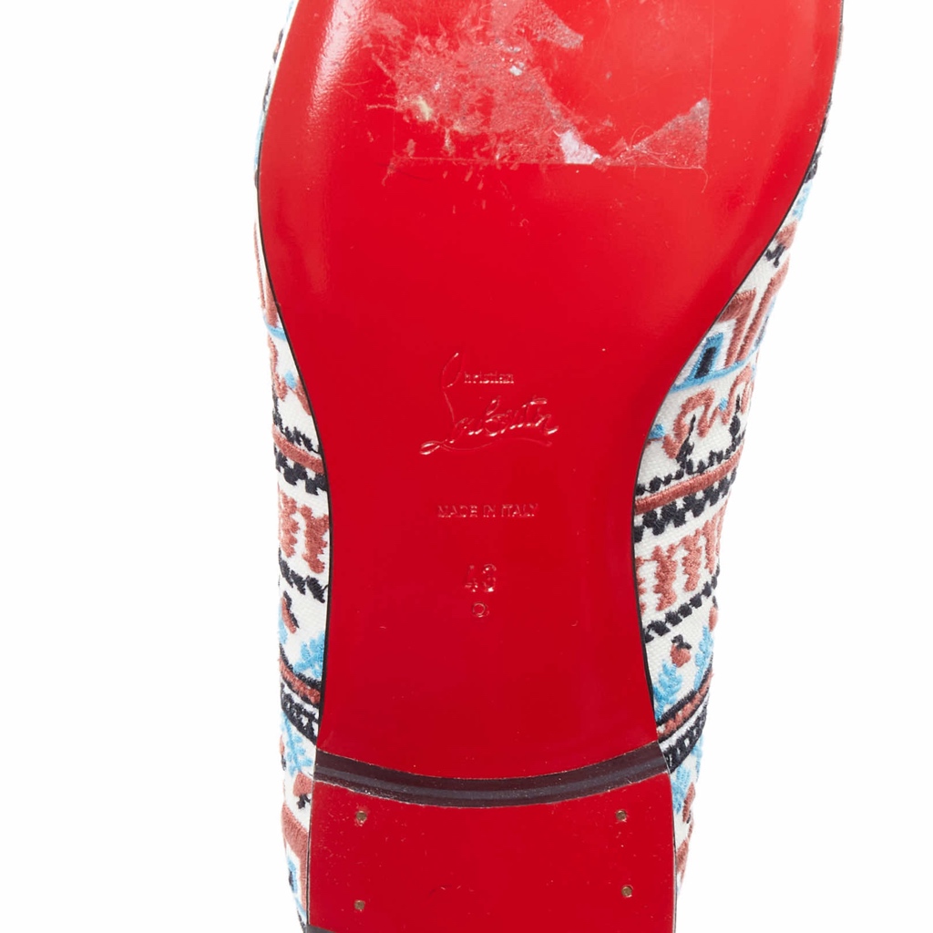 Christian Louboutin Limited Edition Dandelion Greek Flat - Image 12