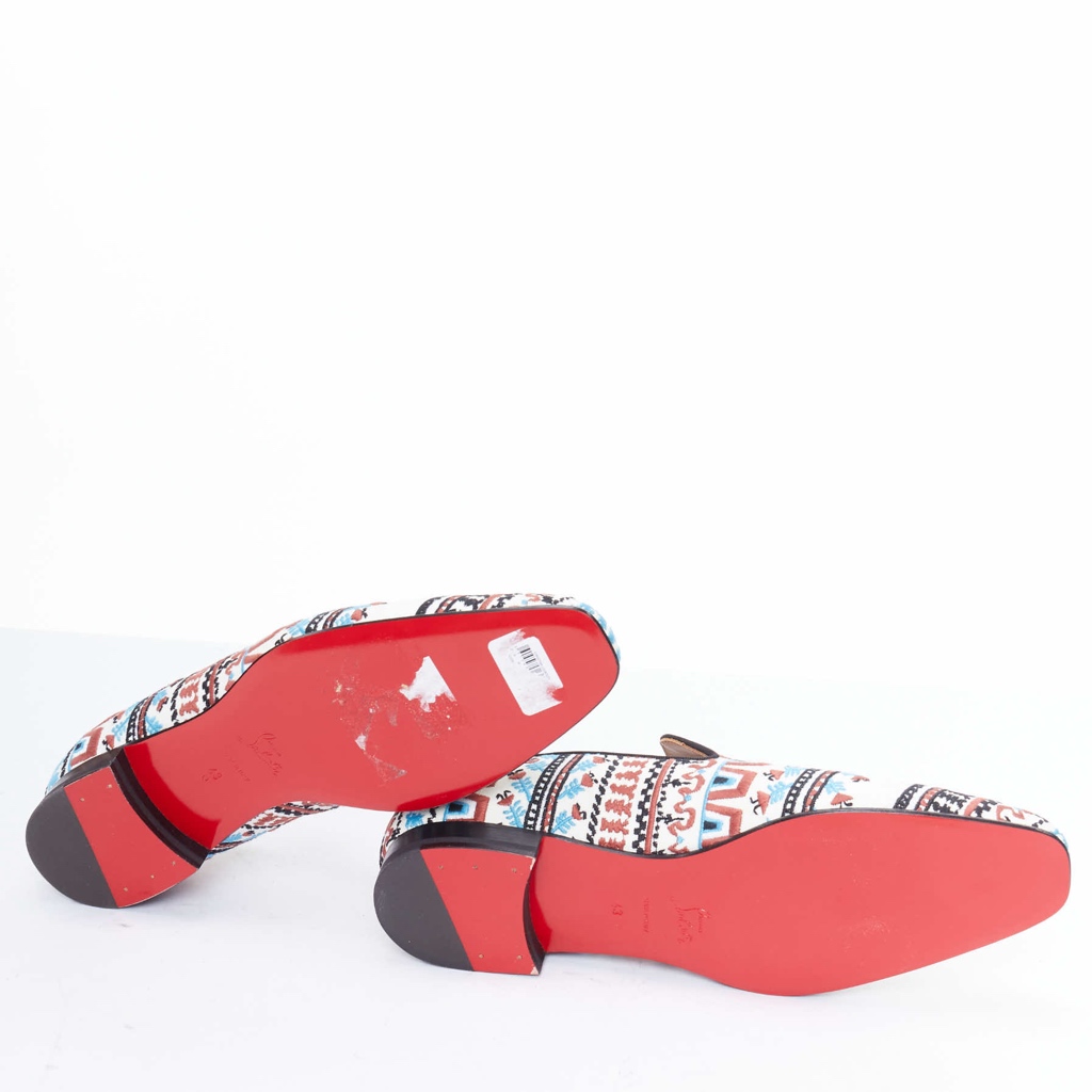 Christian Louboutin Limited Edition Dandelion Greek Flat - Image 13
