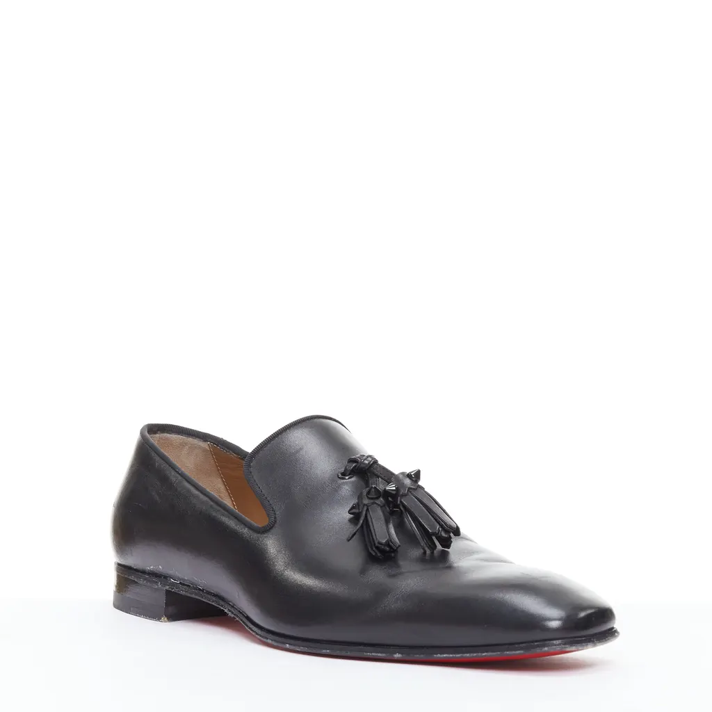 Christian Louboutin Dandelion Black Leather Fair - Inside View