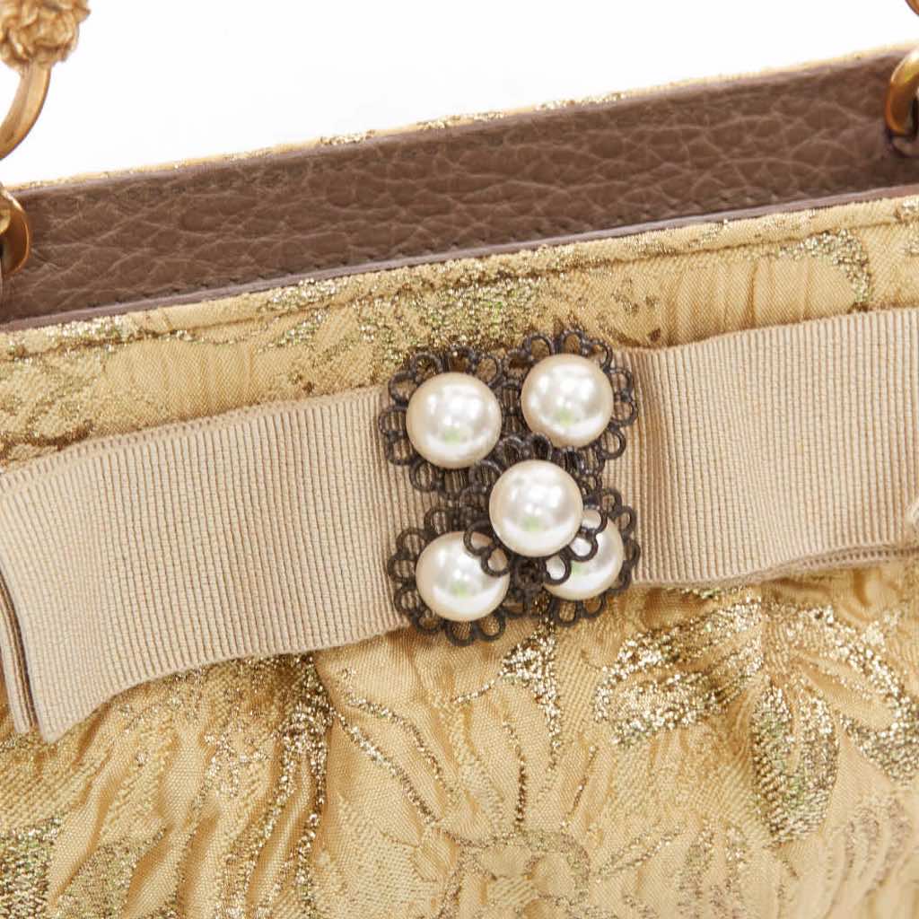 Dolce & Gabbana Floral Jacquard Bag - Image 10