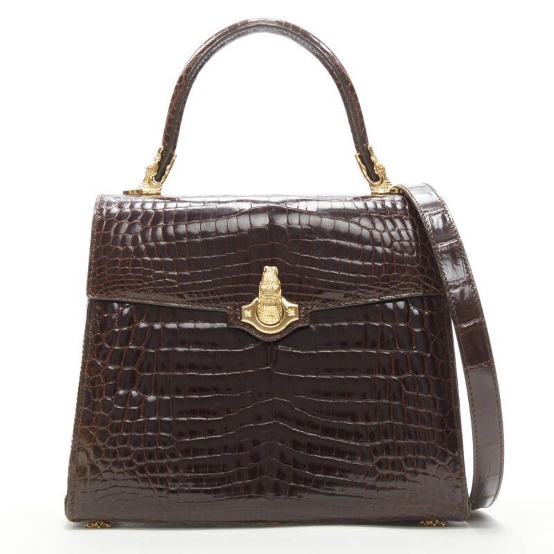 Unsigned / متعددة Polished Leather Bag