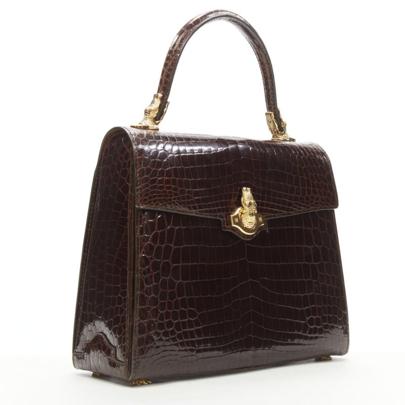 Unsigned / متعددة Polished Leather Bag - Image 6