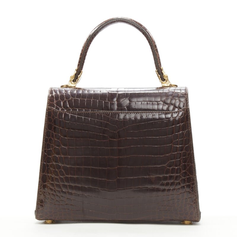 Unsigned / متعددة Polished Leather Bag - Side view