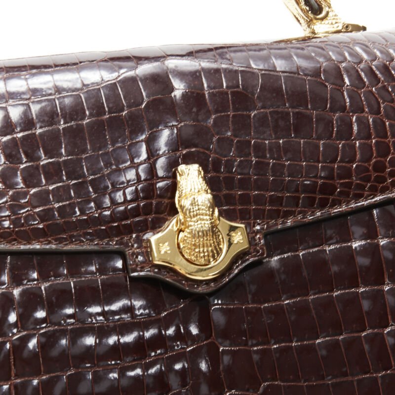Unsigned / متعددة Polished Leather Bag - Image 10