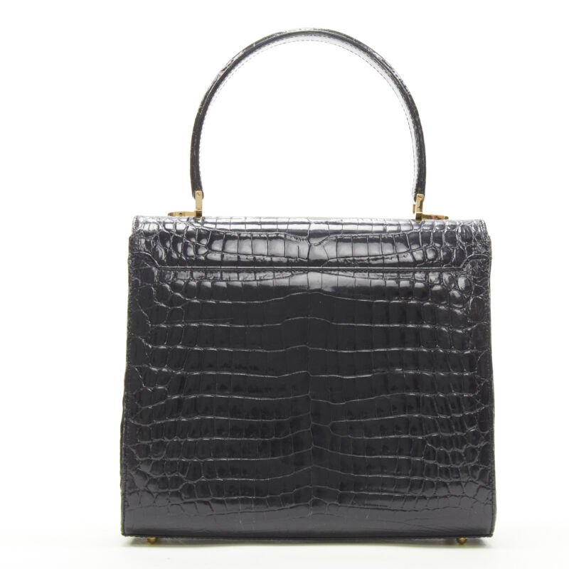 Unsigned / متعددة Polished Satchel Bag - Side view