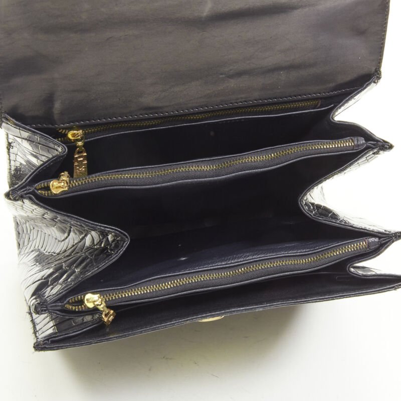 Unsigned / متعددة Polished Satchel Bag - Image 12