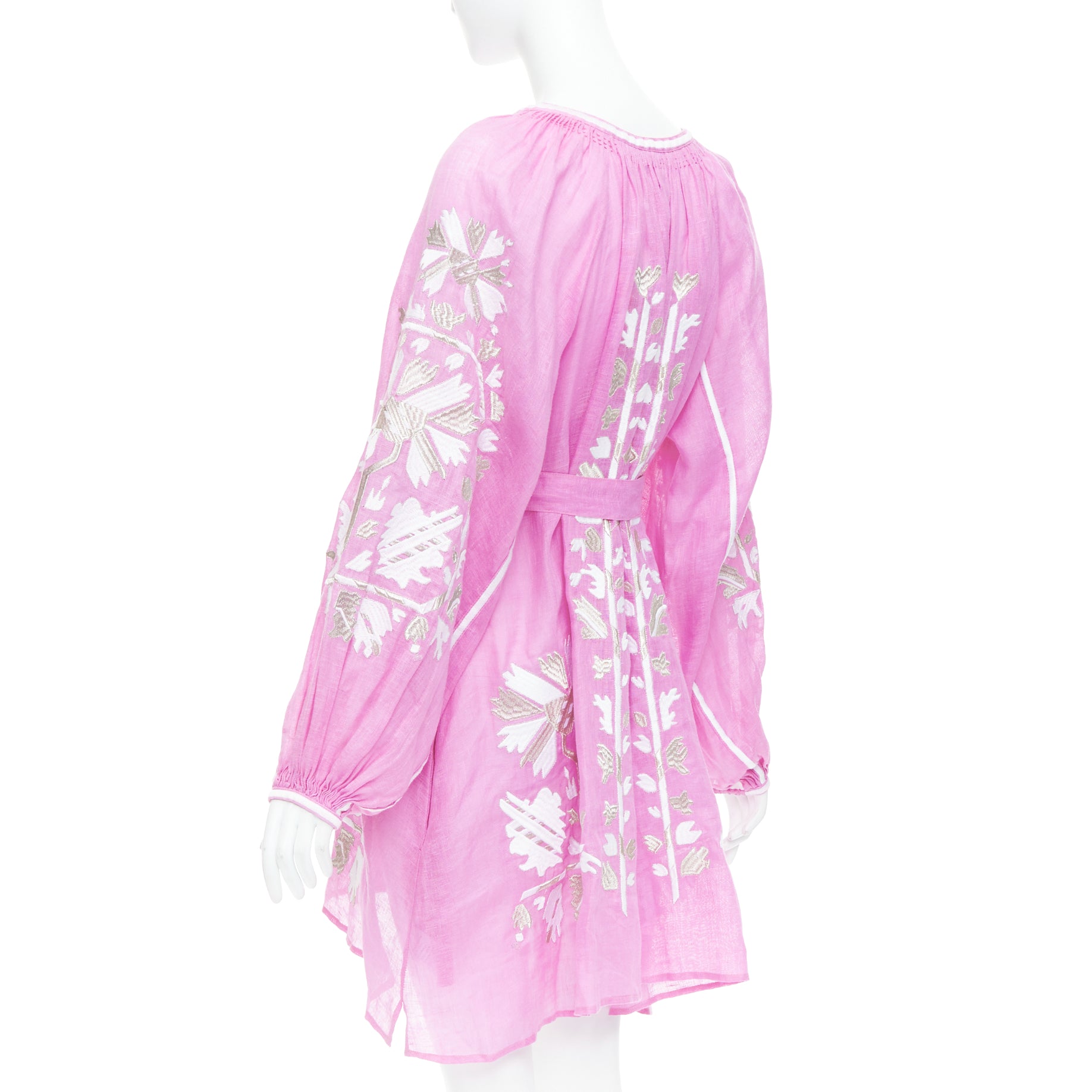 Unsigned / متعددة Embroidery Boho Dress - Detail 1