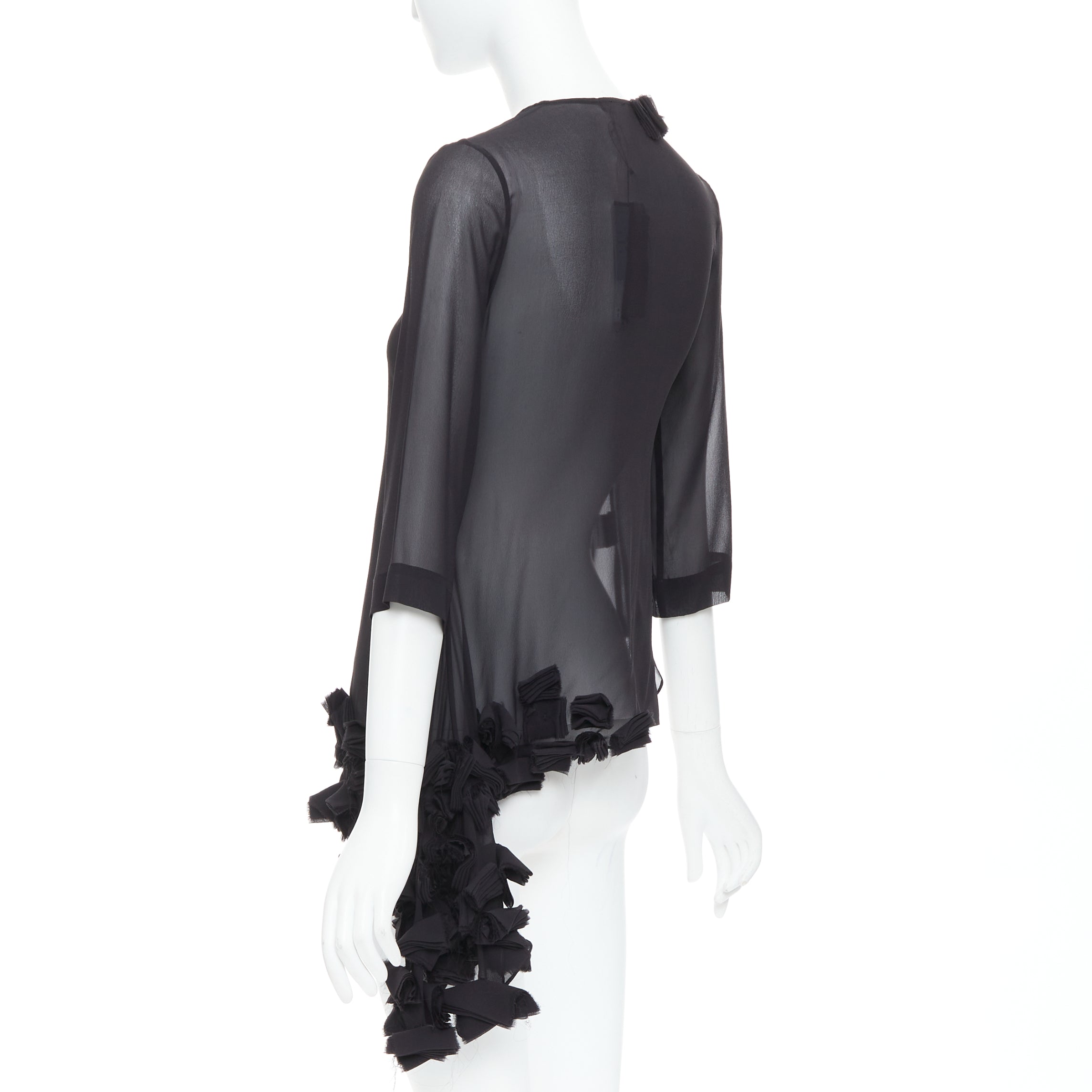 Unsigned / متعددة Silk Sheer Blouse - Detail 1