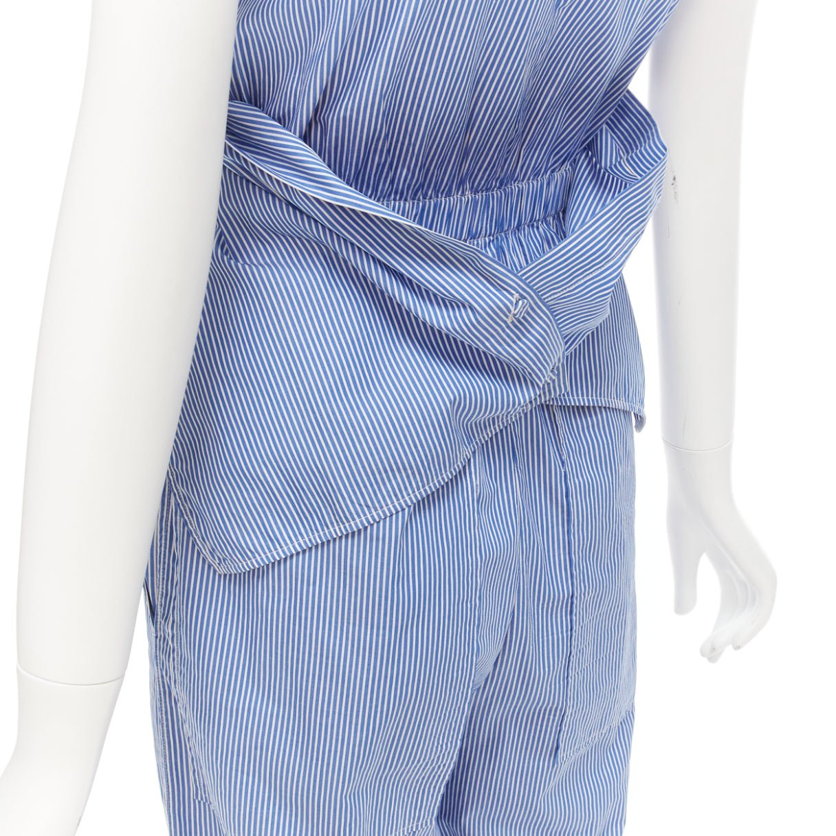 Unsigned / متعددة Striped Wrap Jumpsuit - Detail 2