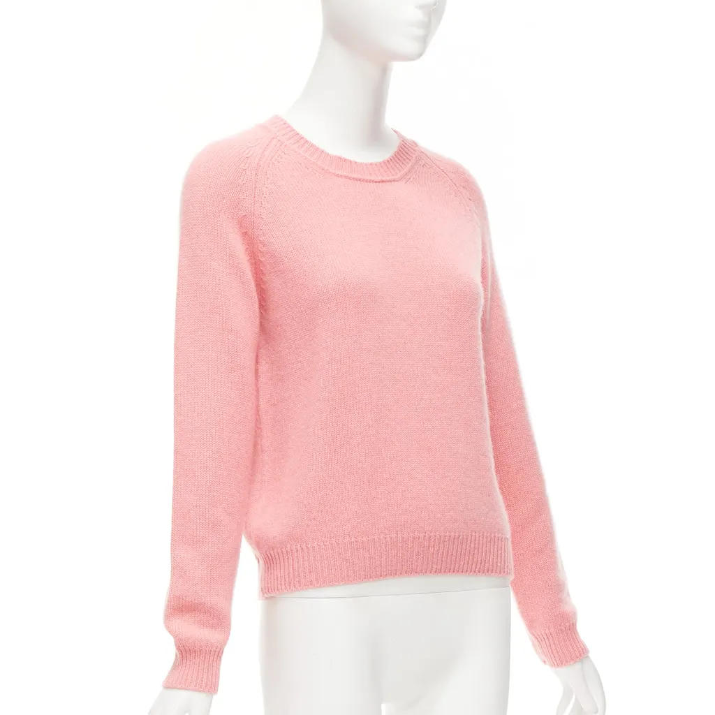 Unsigned Pink Long Sleeve Sweater Pink Cashmere Never worn - Inside View