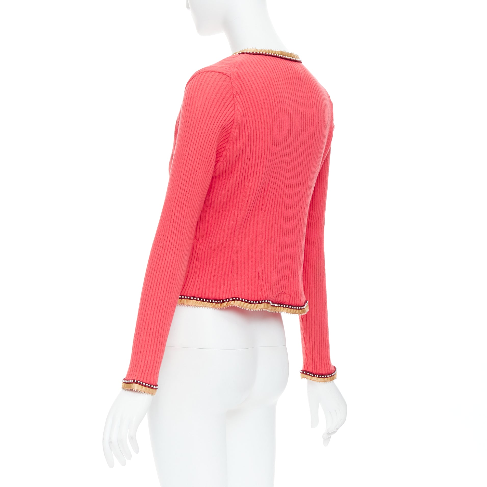 Unsigned / متعددة Satin Pearl Cardigan - Detail 2