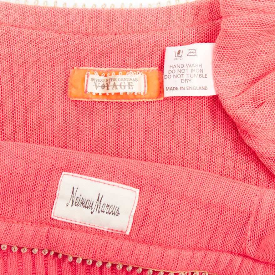 Unsigned / متعددة Satin Pearl Cardigan - Image 11