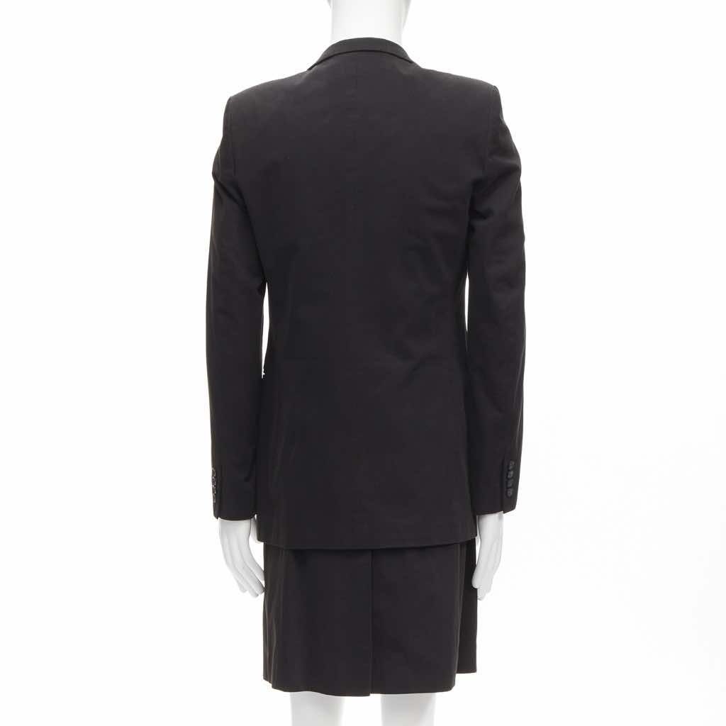 Raf Simons Black Layered Long Coat - Detail 1