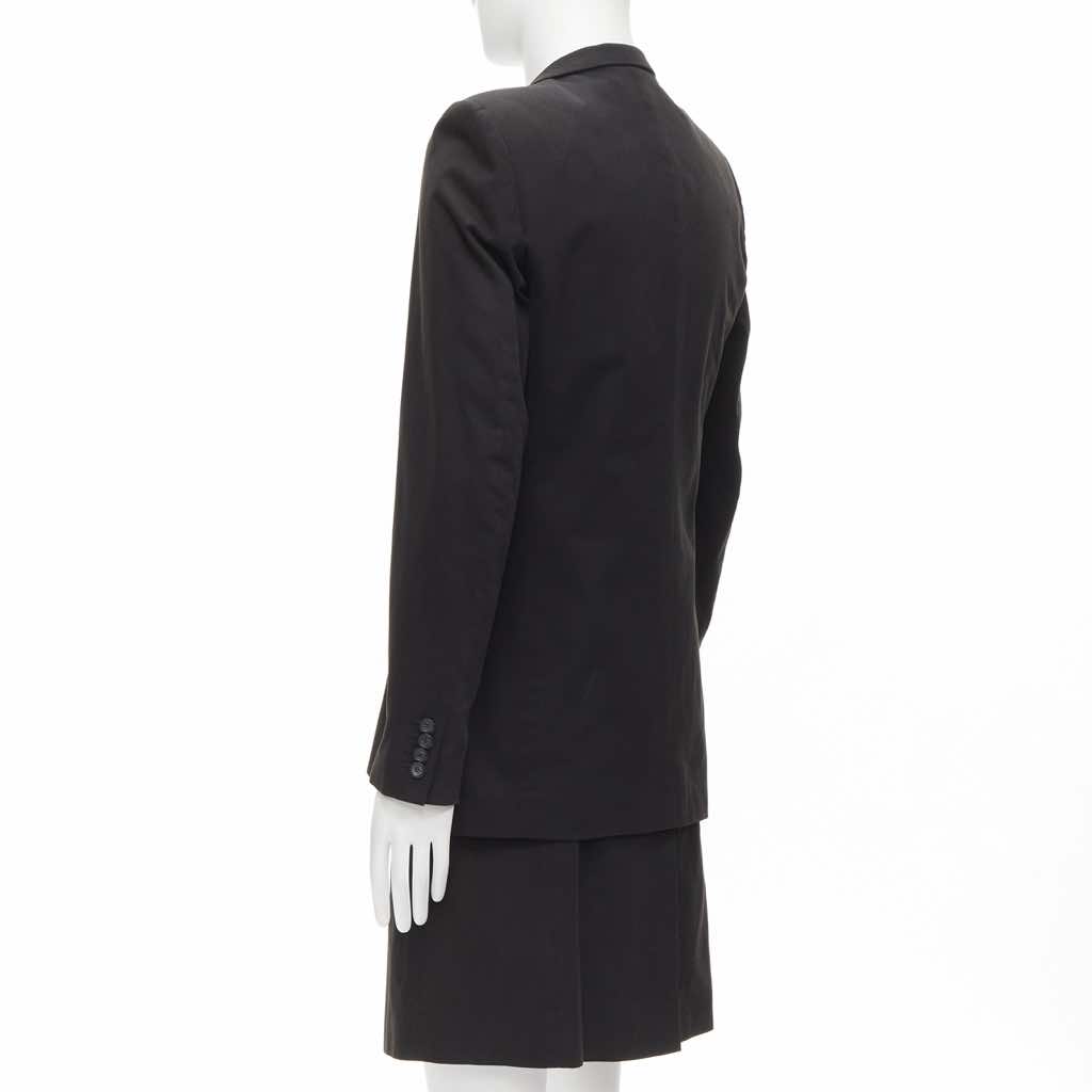 Raf Simons Black Layered Long Coat - Detail 2