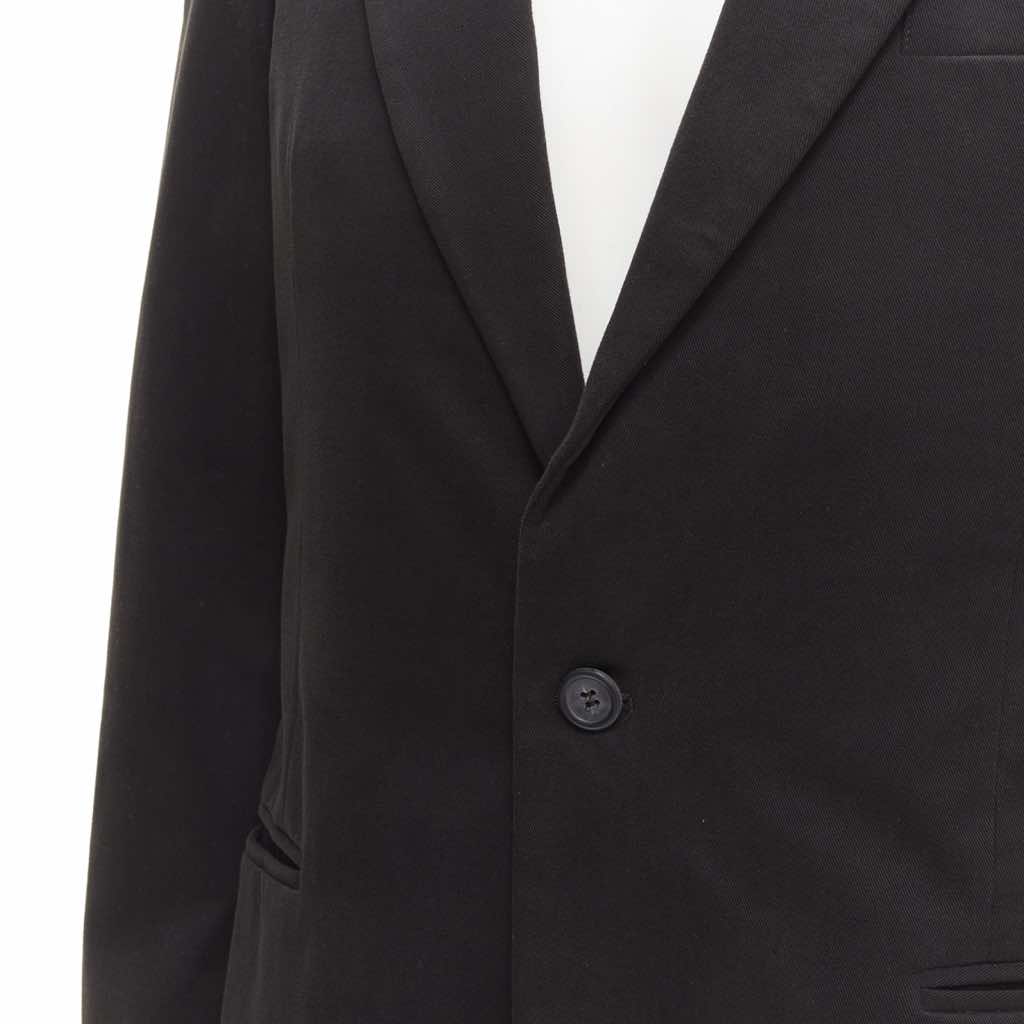 Raf Simons Black Layered Long Coat - Image 10