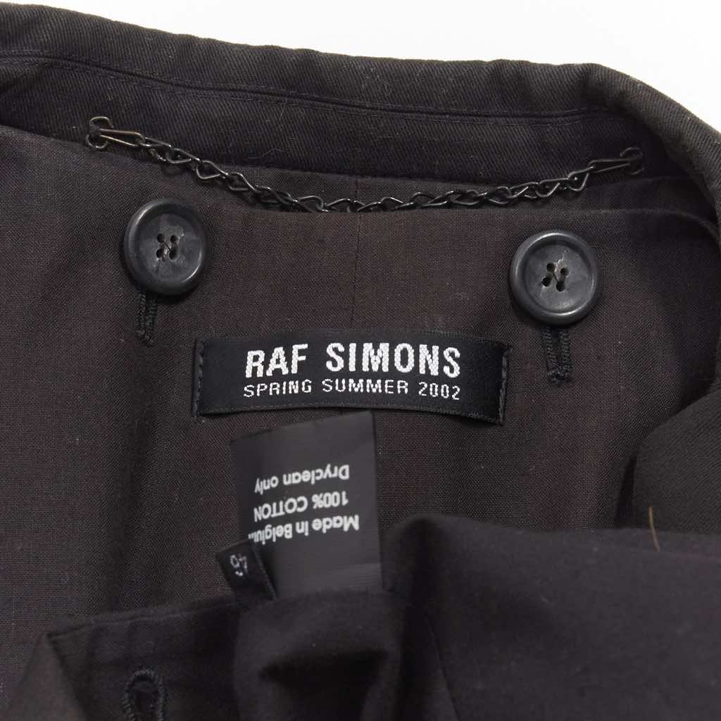 Raf Simons Black Layered Long Coat - Image 12