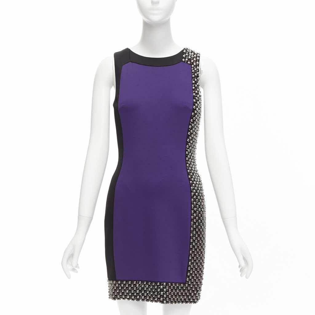 Versace Colorblock Mod Dress