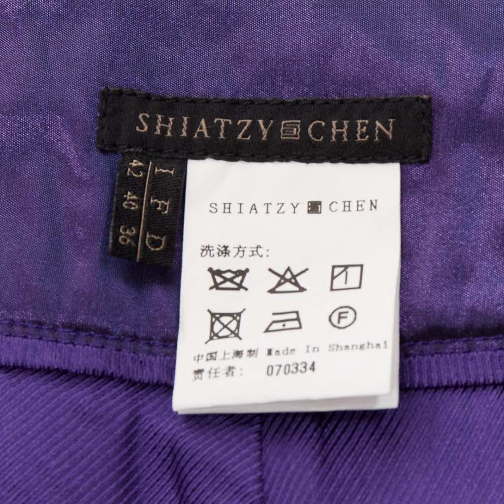 Shiatzy Chen Holographic Knee Pants - Image 10