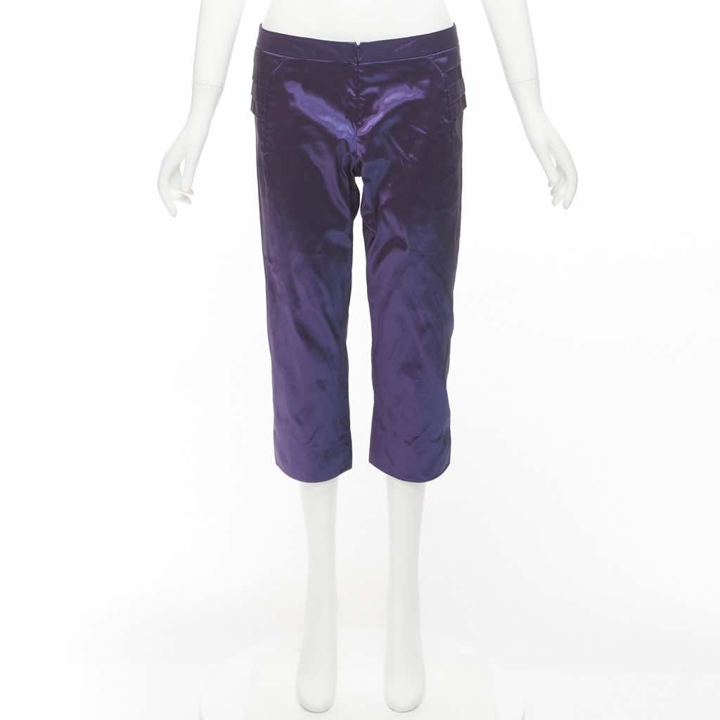 Shiatzy Chen Holographic Knee Pants - Image 11