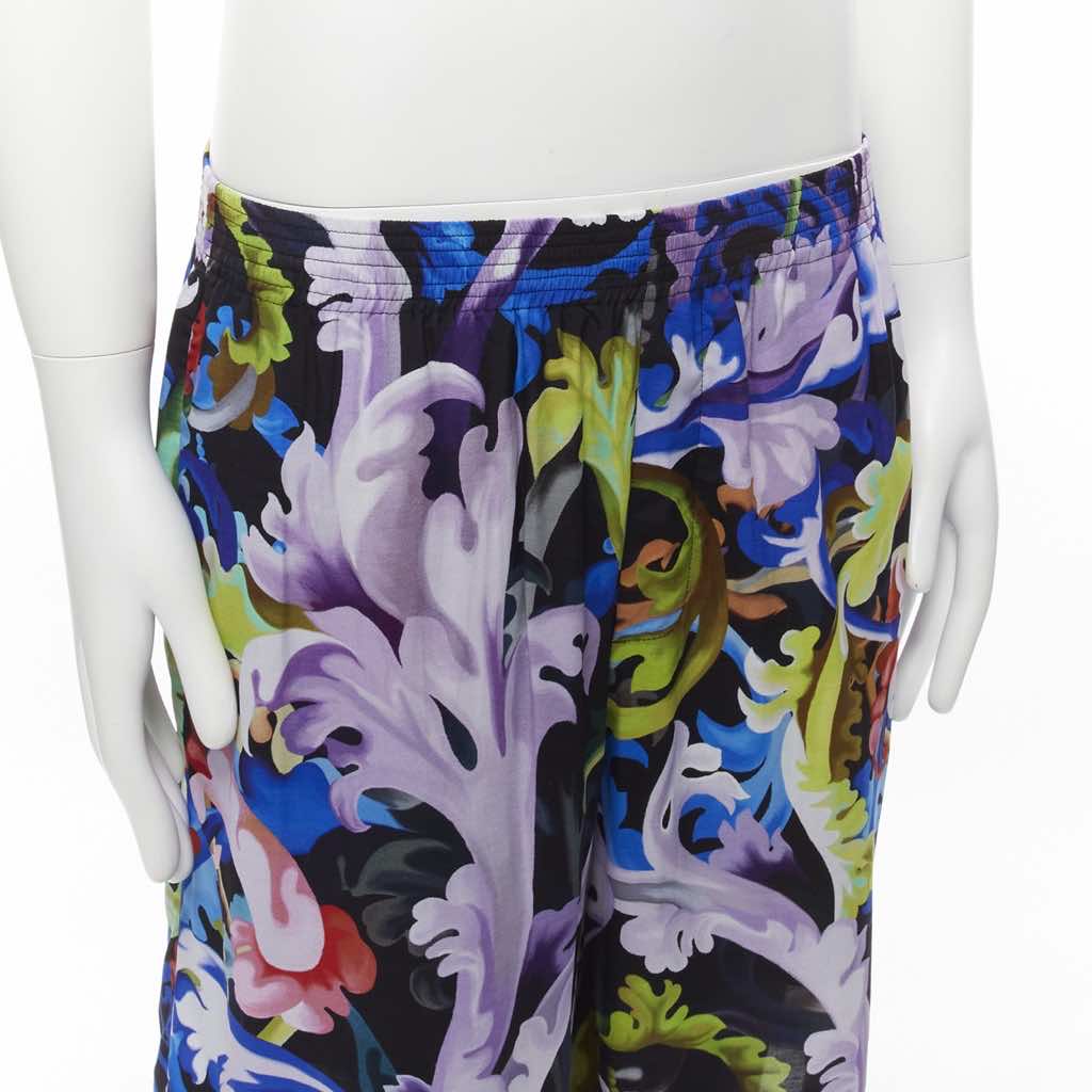 Versace Floral Wide Shorts - Detail 2