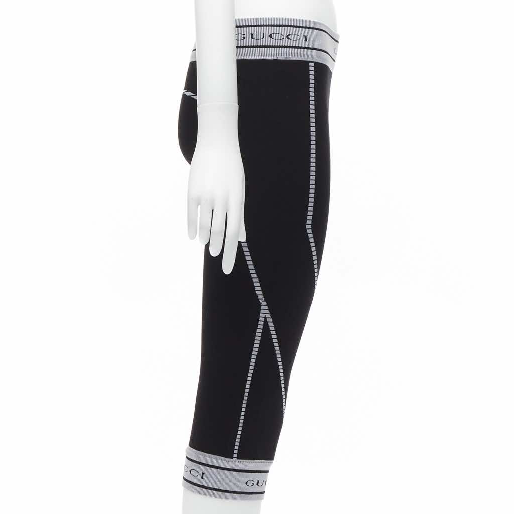 Gucci Ribbed Biker Leggings - 4
